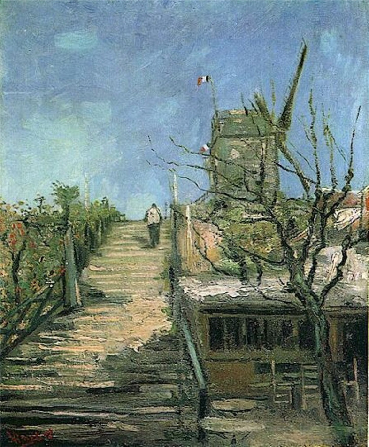 Windmill On Montmartre Van Gogh Oil Painting